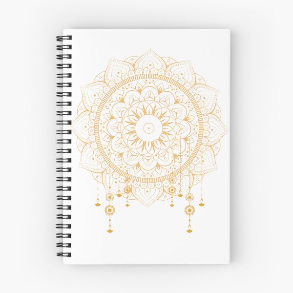 Artikelvorschau, Goldene Boho-Mandala entworfen und verkauft von CalmMandala.