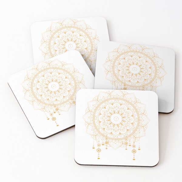 Item preview, Gold Boho Mandala designed and sold by CalmMandala.