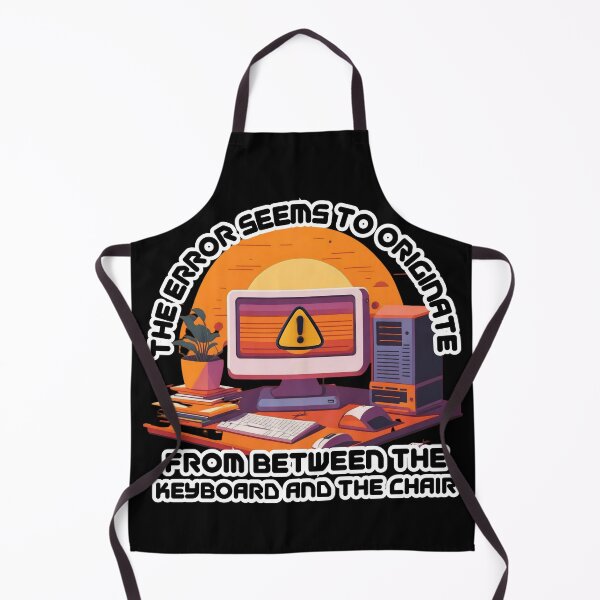 Item preview, Funny Computer Error Design – “Between the Keyboard and the Chair” Tech Humor Graphic for IT Pros & Gamers designed and sold by GFamilyC.