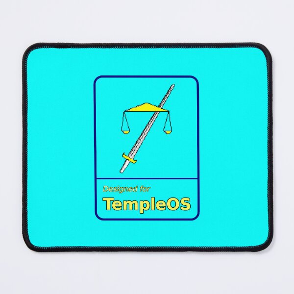 Item preview, TempleOS badge sticker designed and sold by Keftcha.