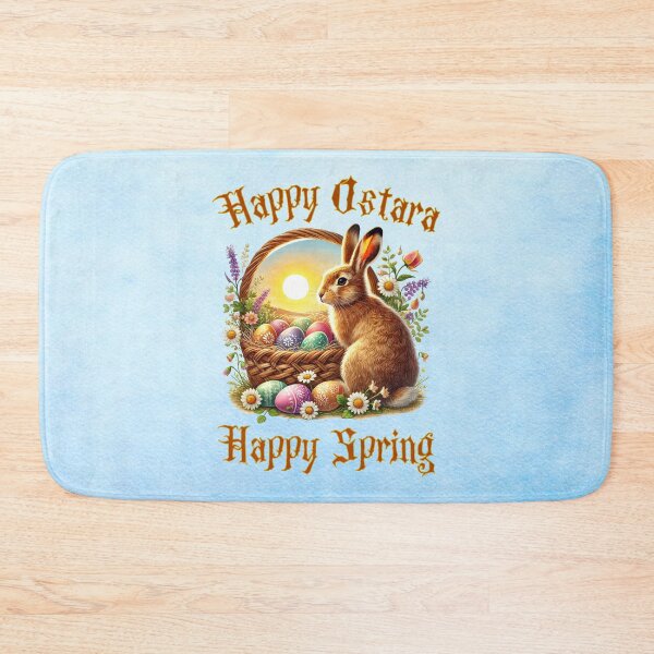 Item preview, Ostara Spring Bunny with Eggs — Symbols of Renewal and New Beginnings designed and sold by MysticOzzy.
