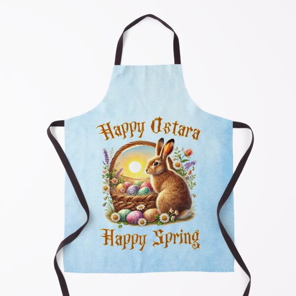 Item preview, Ostara Spring Bunny with Eggs — Symbols of Renewal and New Beginnings designed and sold by MysticOzzy.