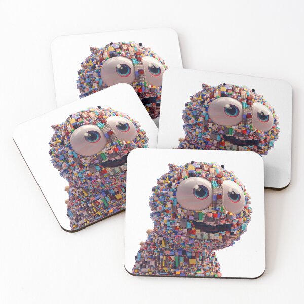 Item preview, Colorful Brick Cute Monster designed and sold by Flex Brix.
