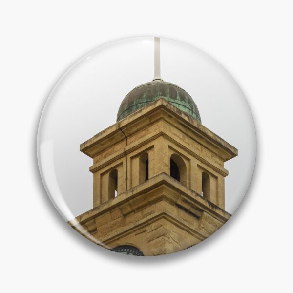 Item preview, Stone Clock Tower With Domed Roof And Tall Spire designed and sold by Nmallia.