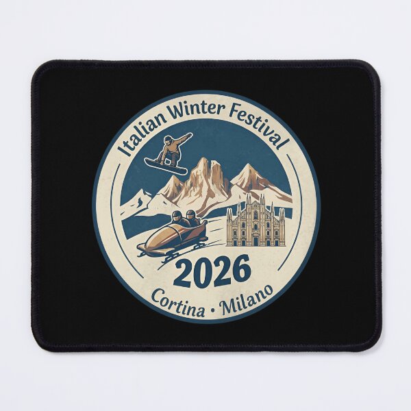 Item preview, Italian Winter Festival Cortina Milano 2026 Winter Olympics  designed and sold by Thread&Fable.