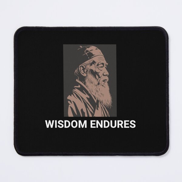 Item preview, Wisdom Endures – Minimalist Philosophical Sage Portrait designed and sold by Evaevonechi.