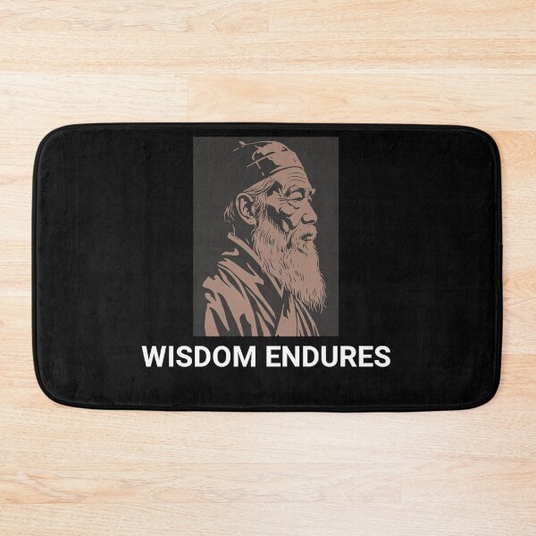 Item preview, Wisdom Endures – Minimalist Philosophical Sage Portrait designed and sold by Evaevonechi.
