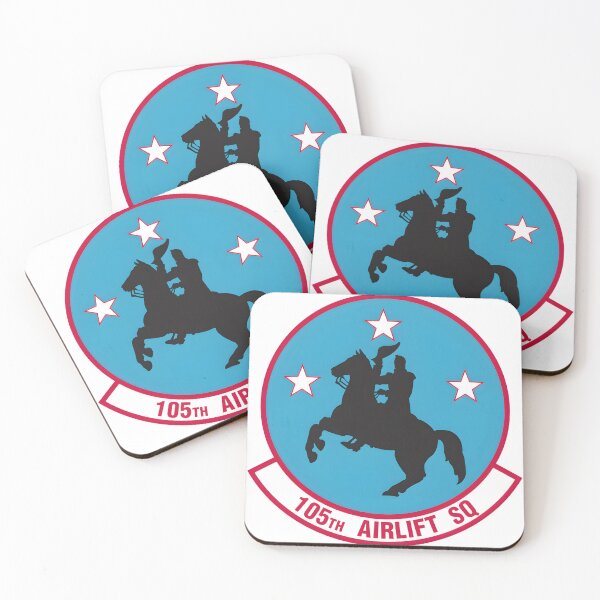 Item preview, Official Emblem of the 105th Airlift Squadron designed and sold by CharlieDesings.