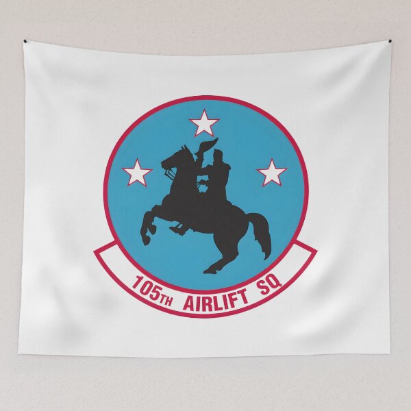 Item preview, Official Emblem of the 105th Airlift Squadron designed and sold by CharlieDesings.
