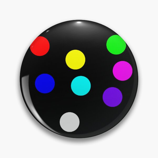 Item preview, Rainbow Dots on Black designed and sold by benhurpontes.