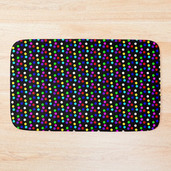 Item preview, Rainbow Dots on Black designed and sold by benhurpontes.