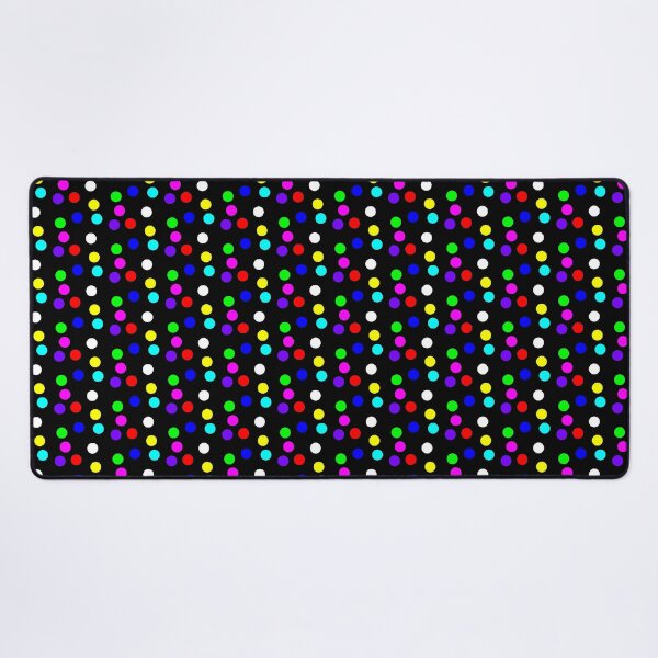 Item preview, Rainbow Dots on Black designed and sold by benhurpontes.