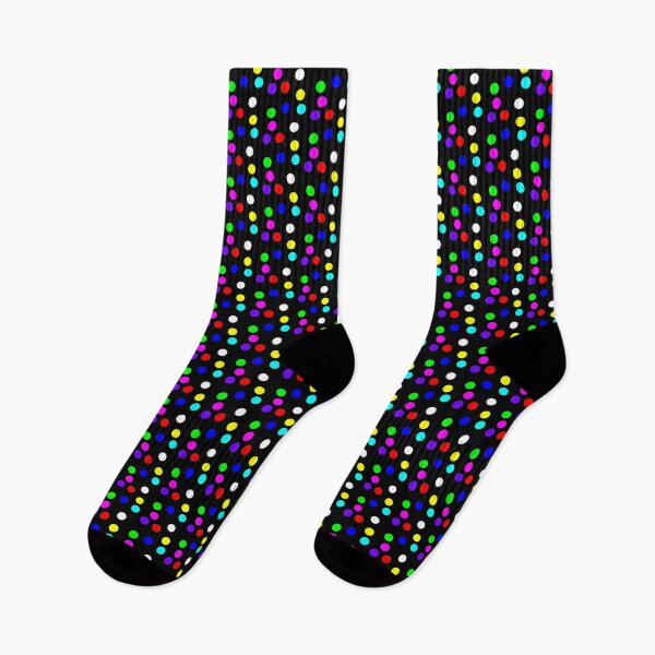 Item preview, Rainbow Dots on Black designed and sold by benhurpontes.