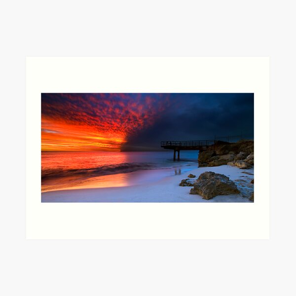 Fire Water Art Print