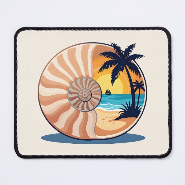 Item preview, Beach in a shell designed and sold by PrintLabStudio.