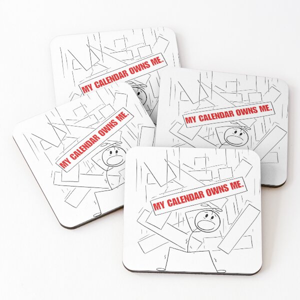 Item preview, My Calendar Owns Me Office Burnout designed and sold by chillbyME.
