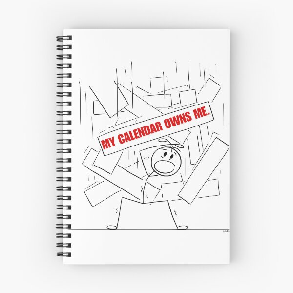 Item preview, My Calendar Owns Me Office Burnout designed and sold by chillbyME.