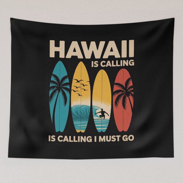 Item preview, Hawaii Is Calling I Must Go  Summer Beach  designed and sold by angolinnArt.