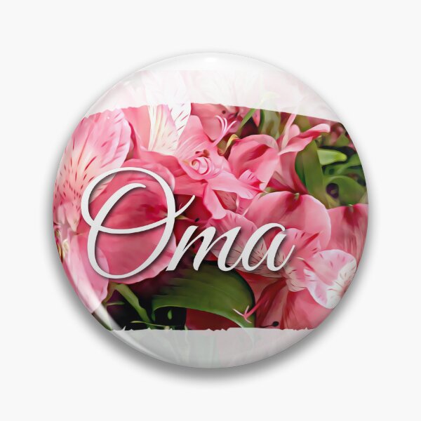 Item preview, Oma On Flower Background designed and sold by PandLcreations.