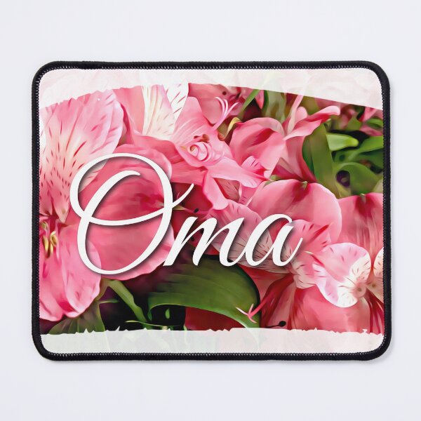 Item preview, Oma On Flower Background designed and sold by PandLcreations.