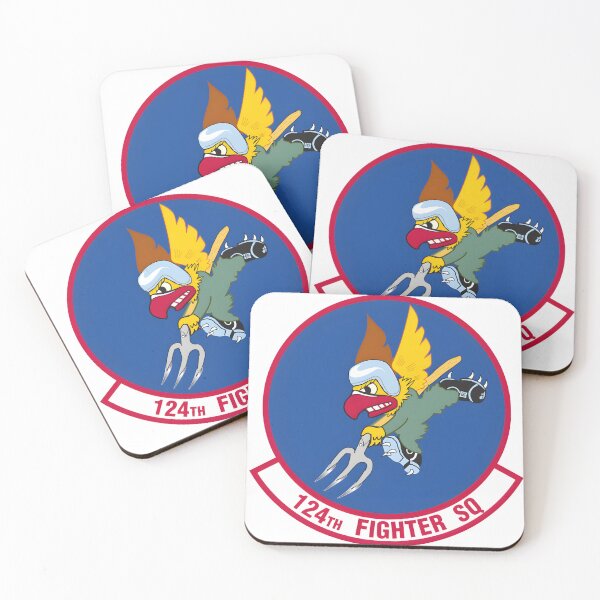 Item preview, Official Patch of the 124th Fighter Squadron designed and sold by CharlieDesings.