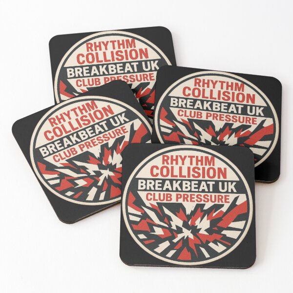 Item preview, Rhythm Collision Breakbeat Underground Music Artwork designed and sold by |TRSSHOP|.