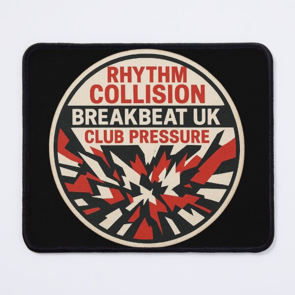 Item preview, Rhythm Collision Breakbeat Underground Music Artwork designed and sold by |TRSSHOP|.
