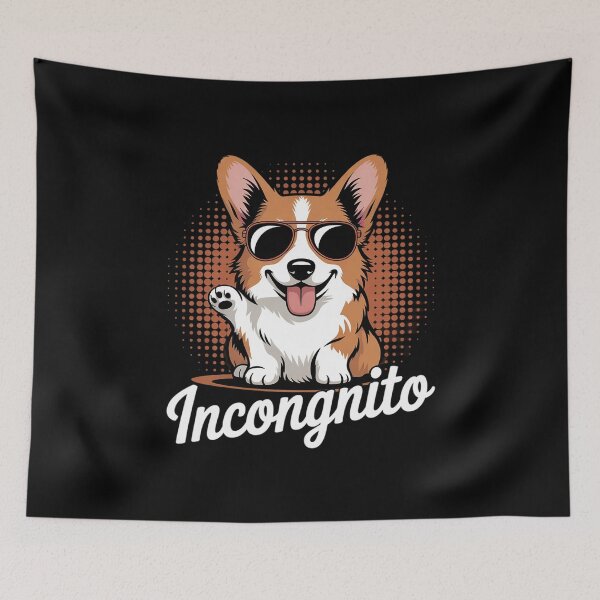 Item preview, Corgi Incorgnito for Dog and Pet Lovers 2 designed and sold by MarkLeedsArt.