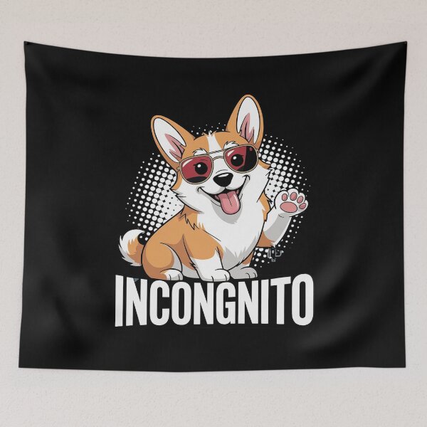 Item preview, Corgi Incorgnito for Dog and Pet Lovers Men Women Girls designed and sold by joyouartArt.