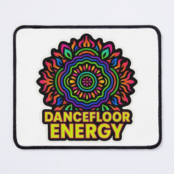 Item preview, Dancefloor Energy Psychedelic Mandala Rave Art designed and sold by |TRSSHOP|.