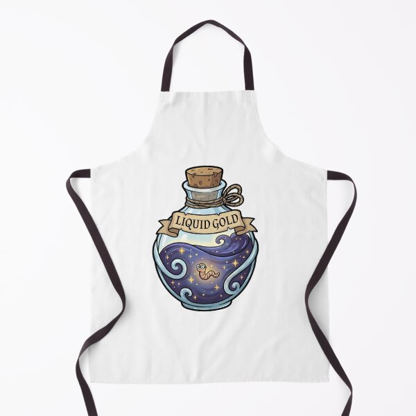Item preview, Liquid Gold Worm Tea Potion – Funny Gardening & Witchy Art designed and sold by Aryaam.