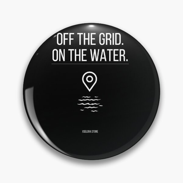Item preview, Minimalist Fishing T-Shirt – Off the Grid On the Water Outdoor Angler Tee designed and sold by XELORAstore.