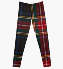 STEWART BLACK TARTAN Leggings