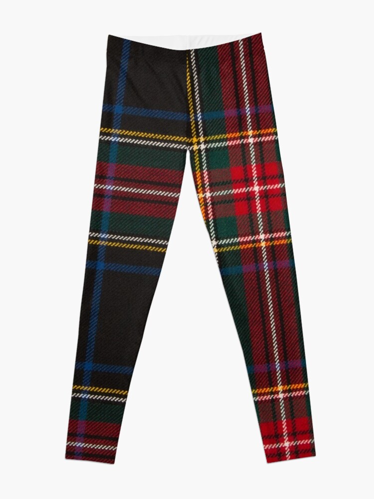 Alternate view of STEWART BLACK TARTAN Leggings