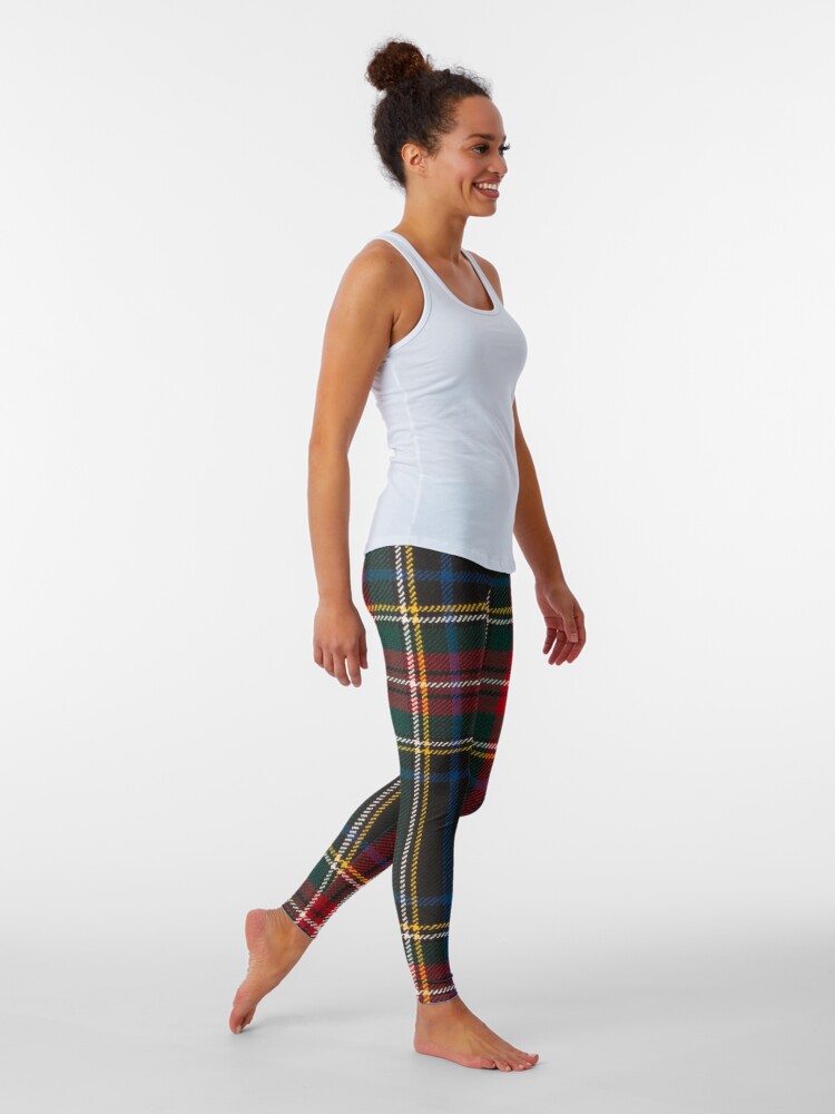Alternate view of STEWART BLACK TARTAN Leggings