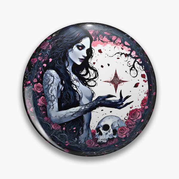 Item preview, Occult Rose Witch | Dark Gothic Art designed and sold by Neer arts.