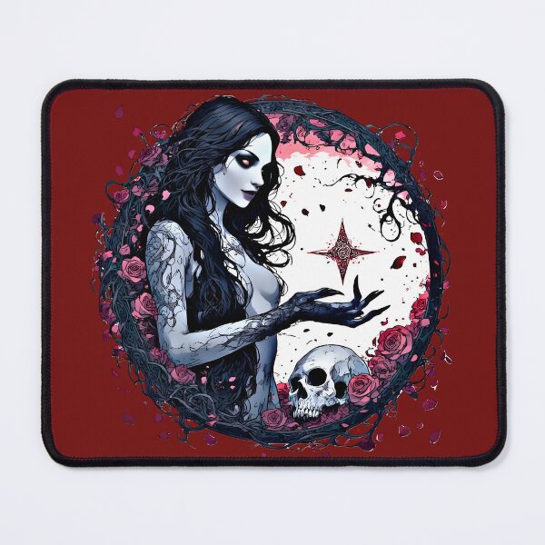 Item preview, Occult Rose Witch | Dark Gothic Art designed and sold by Neer arts.