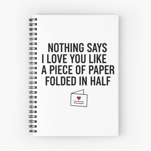 Item preview, Piece Of Paper Folded In Half - Sarcastic Valentine Card designed and sold by MHD.