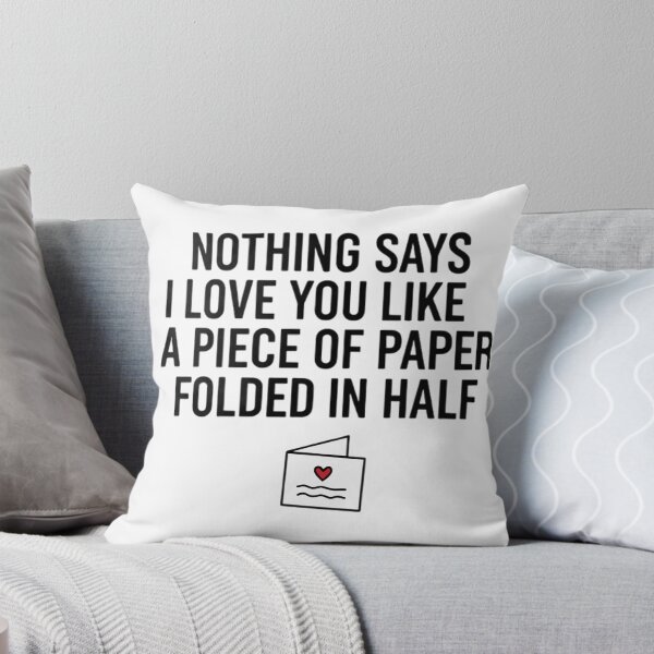 Item preview, Piece Of Paper Folded In Half - Sarcastic Valentine Card designed and sold by MHD.