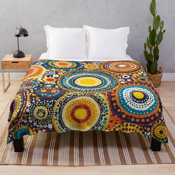 Item preview, Aboriginal Inspired Art - Housing Vivid Circles designed and sold by GrinGalore.