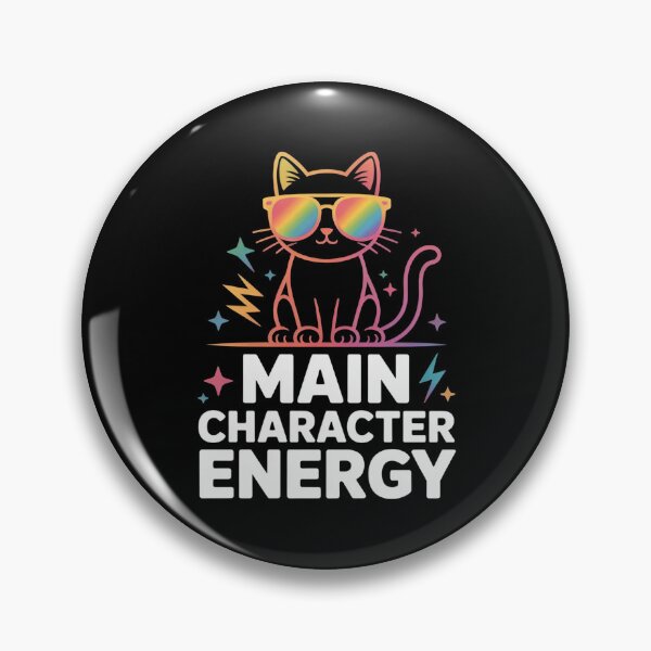 Item preview, Main Character Energy Cat – Gen Z Meme Aesthetic designed and sold by Karlas-things.