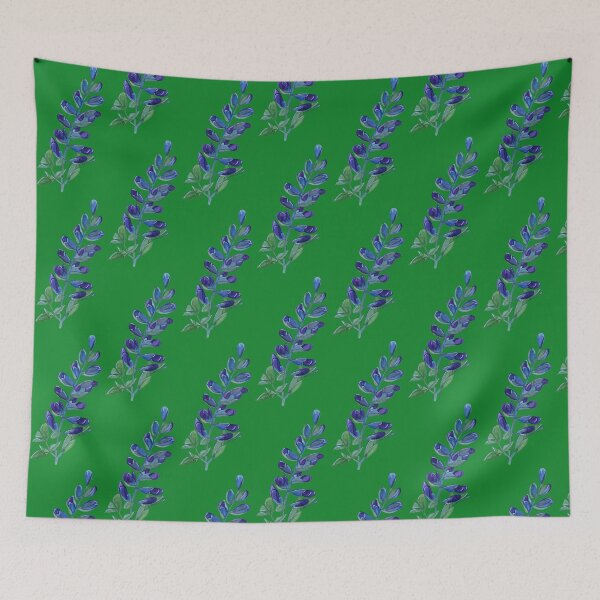 Item preview, Watercolor False Indigo designed and sold by Katie Morris Art.