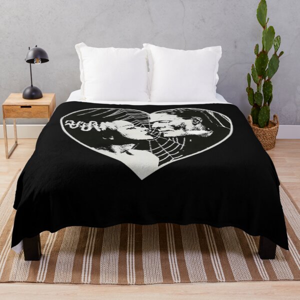 Item preview,  Frankenstein And Bride Goth Emo Heart designed and sold by SakinHossen.