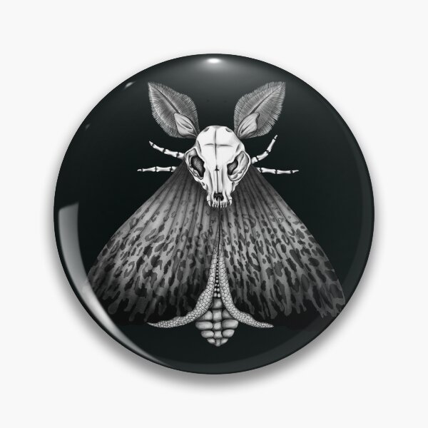 Item preview, Skull Moth Panther Mystical designed and sold by PolaMaku.
