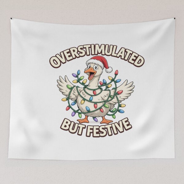 Item preview, Overstimulated But Festive designed and sold by kreativa01.