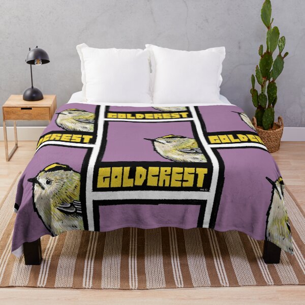 Item preview, Goldcrest – Bold Modern British Bird Illustration for Home & Lifestyle designed and sold by GWARTGB.