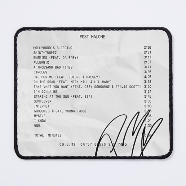 Item preview,  Album Receipt designed and sold by D3SHOP.