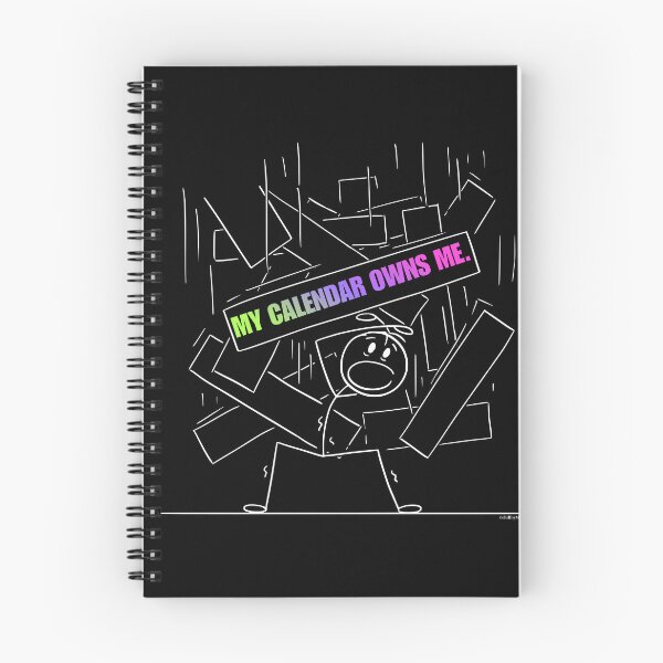 Item preview, My Calendar Owns Me Office Burnout designed and sold by chillbyME.