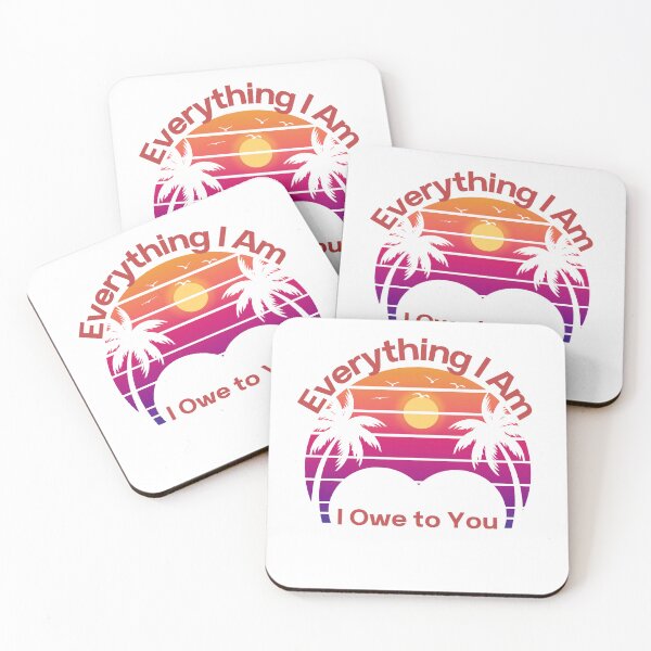 Item preview, Everything I Am I Owe to You – Retro Gratitude Quote designed and sold by VizoArt-Studio.