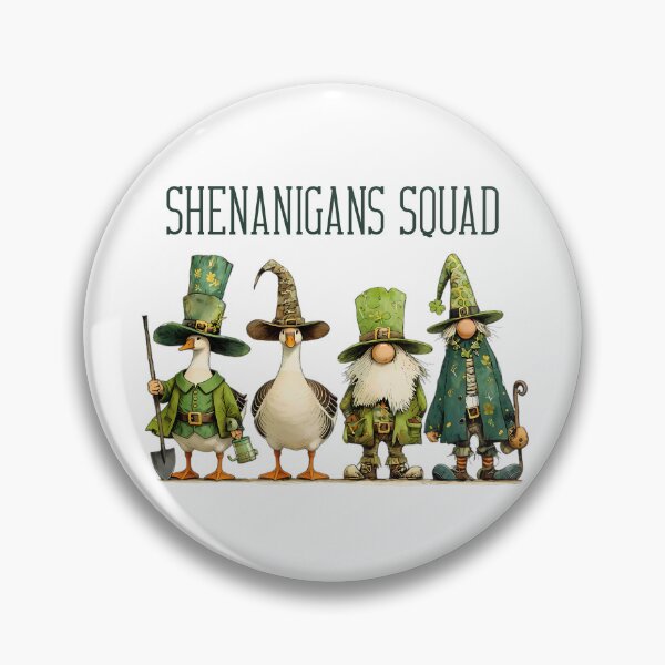 Item preview, Shenanigans Squad Goose and Gnome Illustration Whimsical  designed and sold by MTJ-Mushrooms.